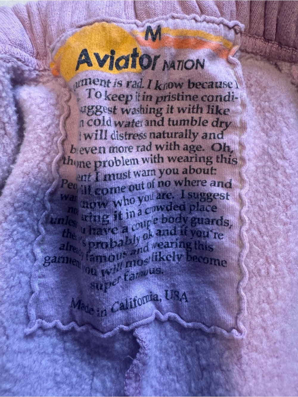 Aviator Nation Mauve set - Picture 4 of 4